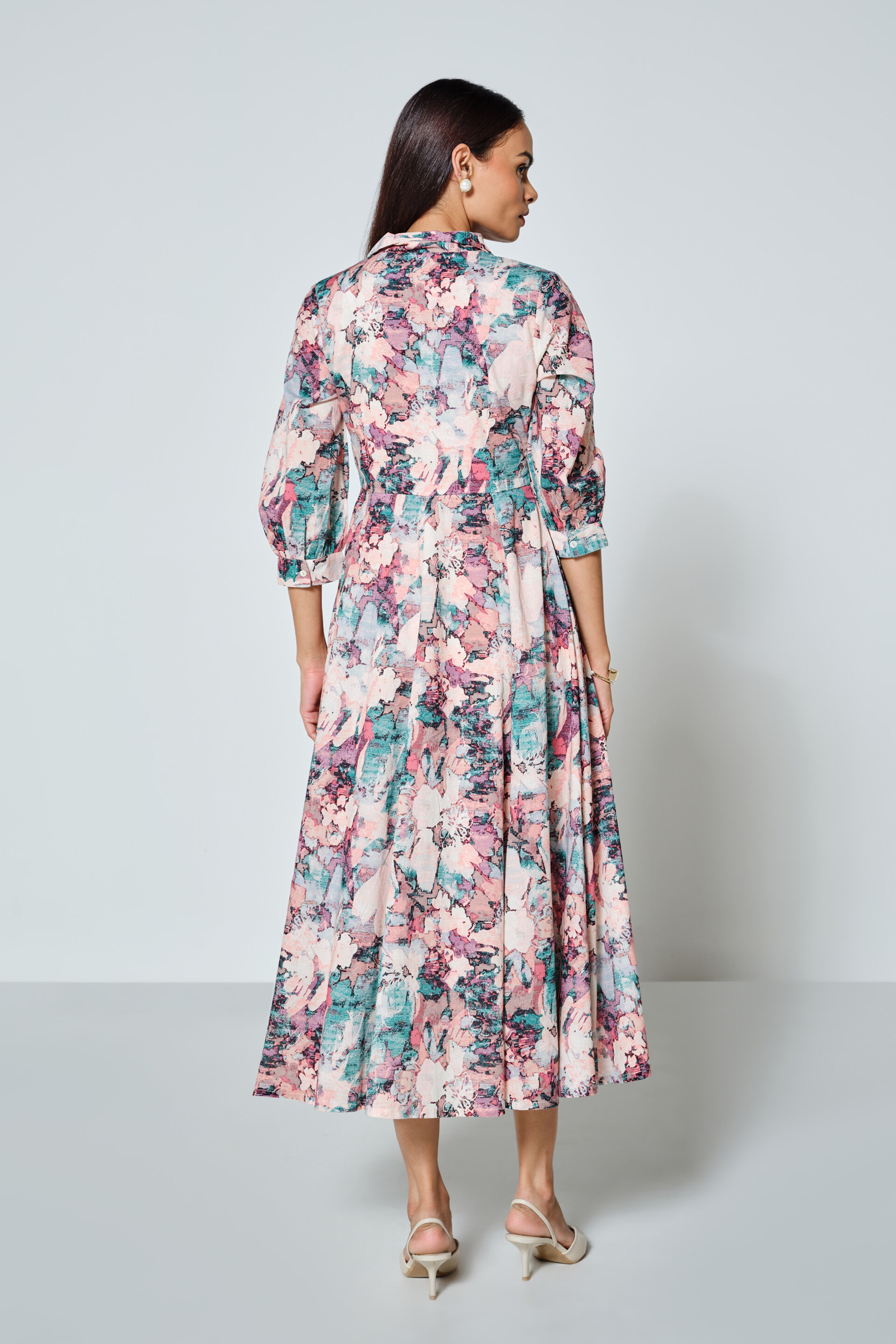 Larger Than Life Florals Maxi Dress, Multi Color, image 5